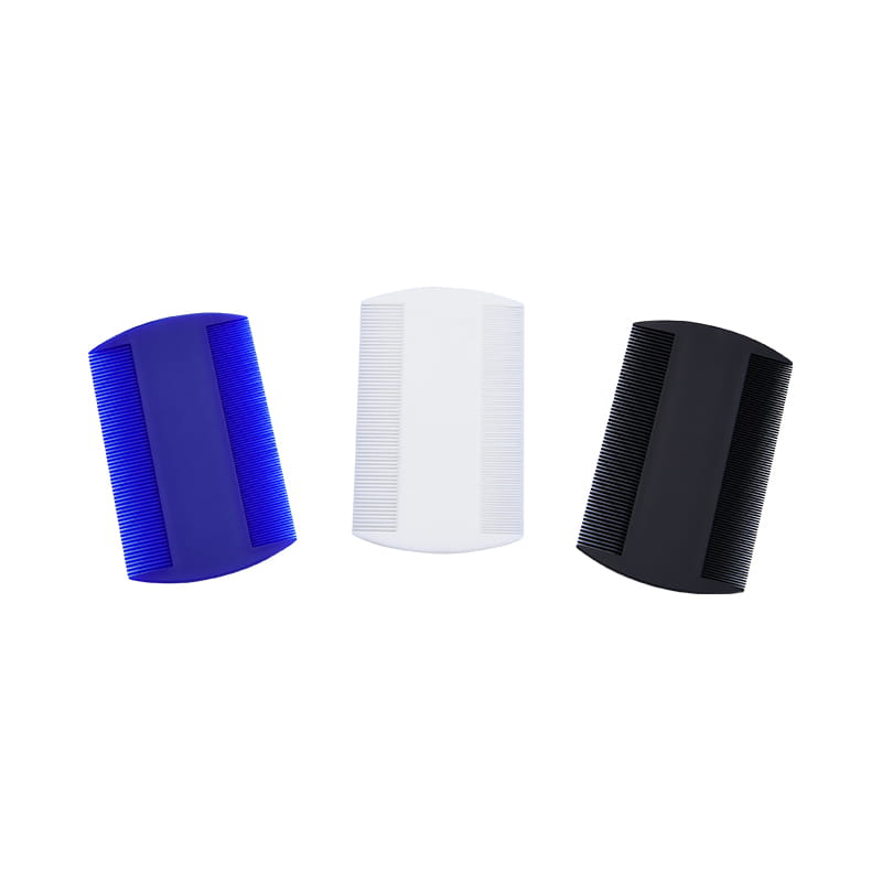 Гибкая пластиковая расческа для яиц для вшей с густыми зубами Гибкая пластиковая расческа для яиц для вшей с густыми зубами